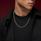 Rope 3MM Chain Necklace Silver