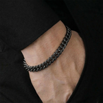 Iced Cuban Bracelet Black