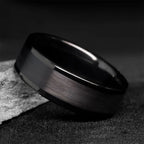 Black Tungsten Ring - Fourovr