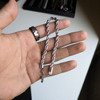 Man wearing waterproof mens bracelet styled next to a silver watch