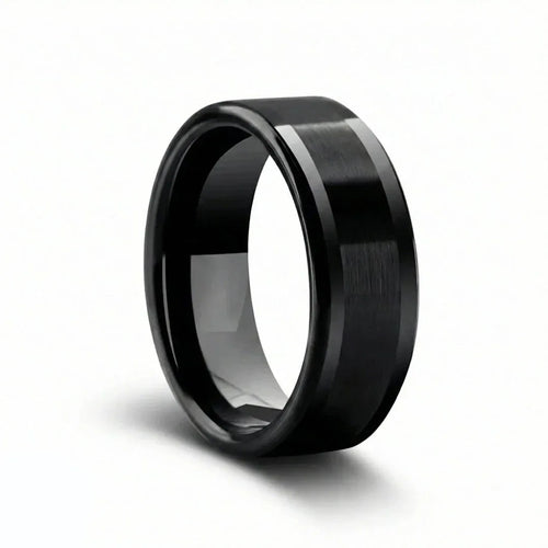 Black Tungsten Ring - Fourovr