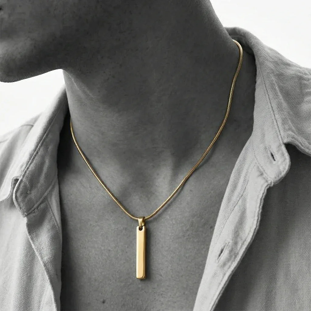 Vertical Bar Necklace - Fourovr