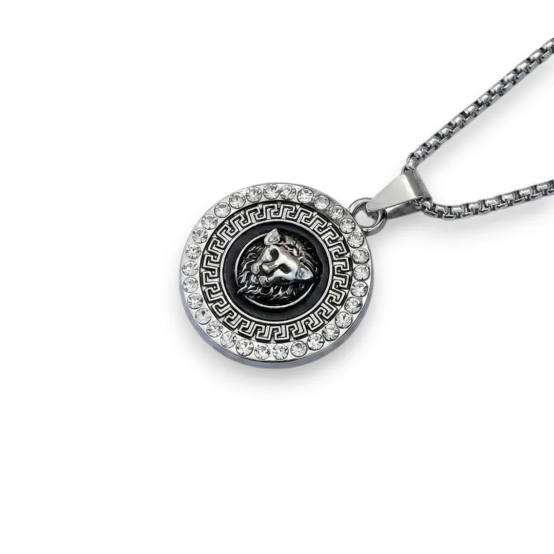 Royal Lion Medallion Necklace - Fourovr